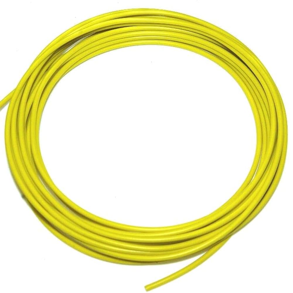 Amazon | 0.18SQ×1芯横巻シールド外径2.2mm 黄色 1m単位の