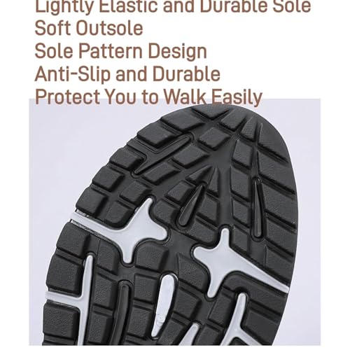 Teresad Shoes Men, Men's Comfortable Waterproof Orthopedic Walking Shoes Hiking Shoes, Slip-On Walking Shoes4