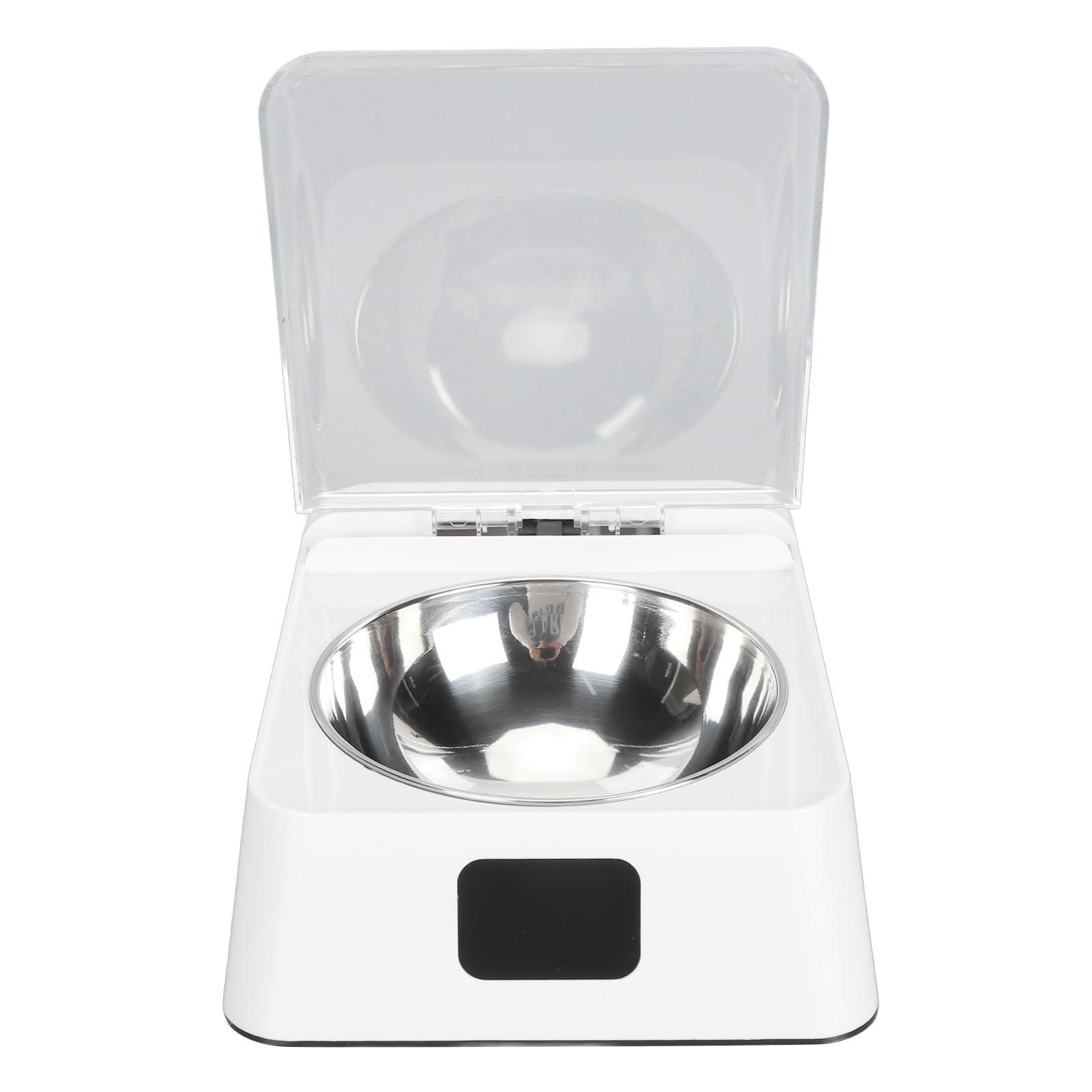 Comedero Inteligente para Mascotas con Sensor Infrarrojo, ABS y Acero Inoxidable, Batería de 2000 MAh, Multifuncional, Fácil de Limpiar para Gatos