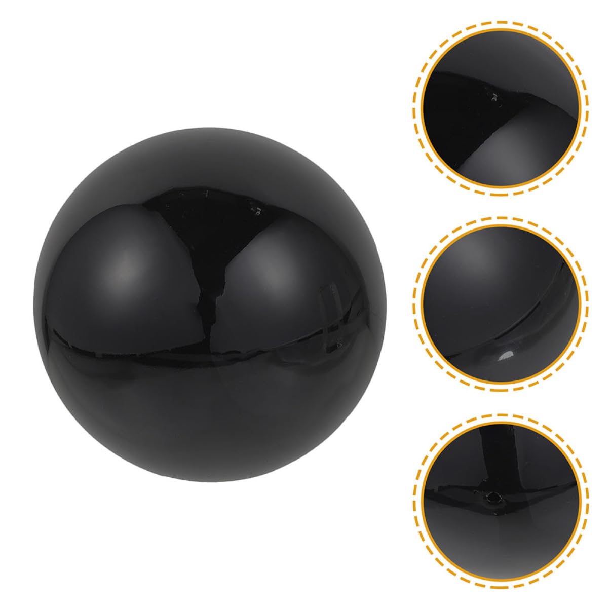 PRETYZOOM Polished Gazing Ball Reflective Garden Globe for Outdoor Mirror Sphere for Lawn and Home Decoration Adds Visual Interest to Any Space