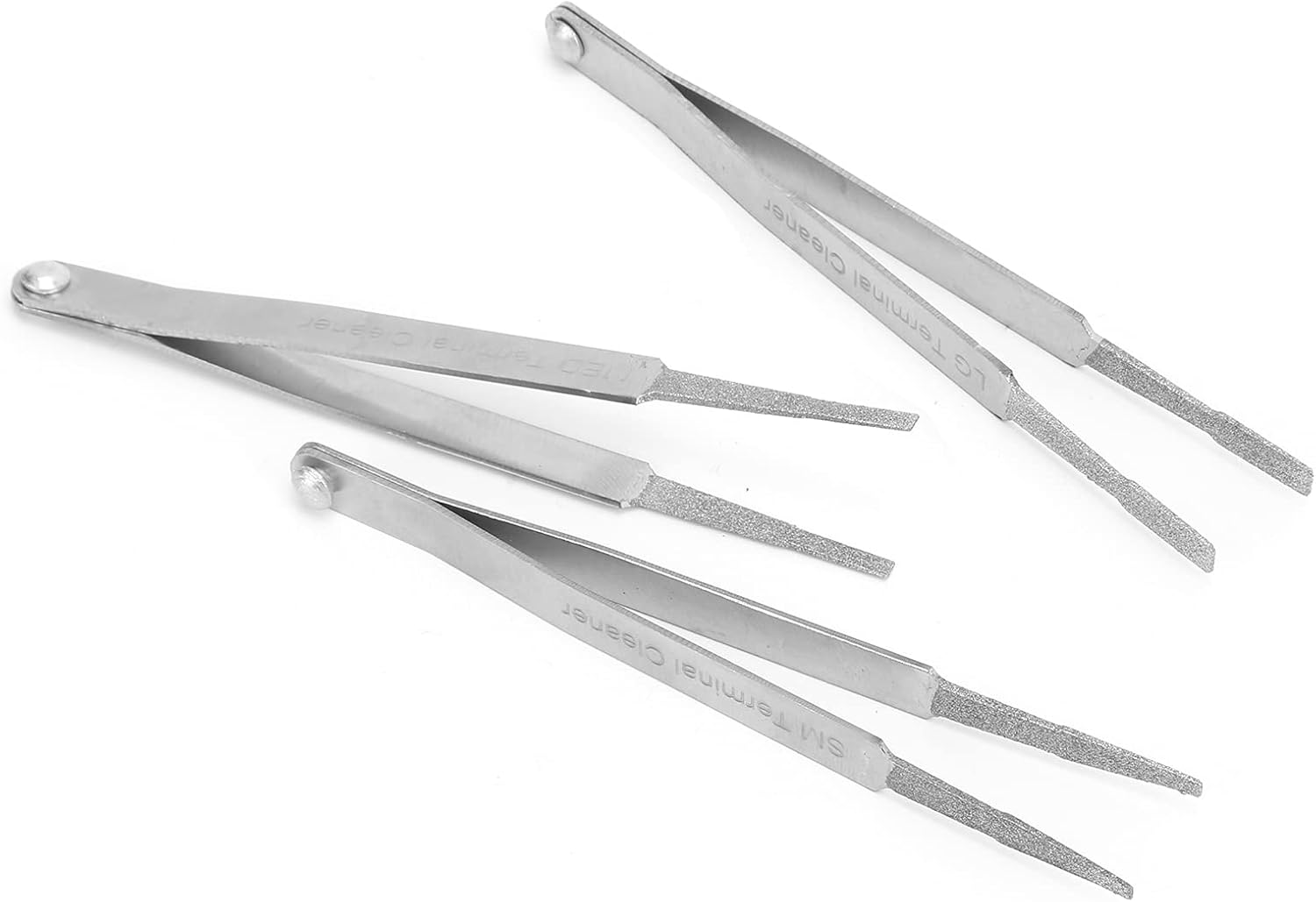 Terminal Cleaner Set, 3PCS Metal Silver Terminal Wiring