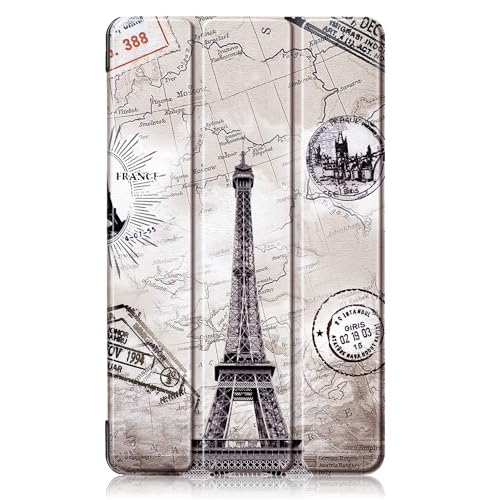 Image of ProElite Case Cover for Realme Pad 2 11.5 inch Cover, Smart Flip Case Cover for Realme Pad 2 11.5 inch Translucent Back with Stylus Pen, Eiffel
