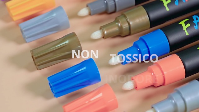 FLYSEA Set Di 24 Pennarelli Acrilici Colorati ... - SHEIN ALIA - Foto 5