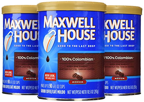 Image of Maxwell House Colombian Ground Coffee (10.5oz Bags, Pack of 3)