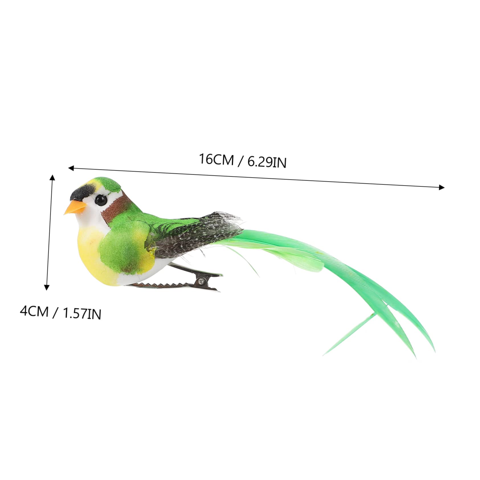 MAGICLULU 3 Set Schiuma Di Simulazione Animali Di Schiuma Artificiale Decorazioni Di Uccelli Ornamento Di Uccelli Artificiale Adorabile Artigianato 12 Pezzi * 3