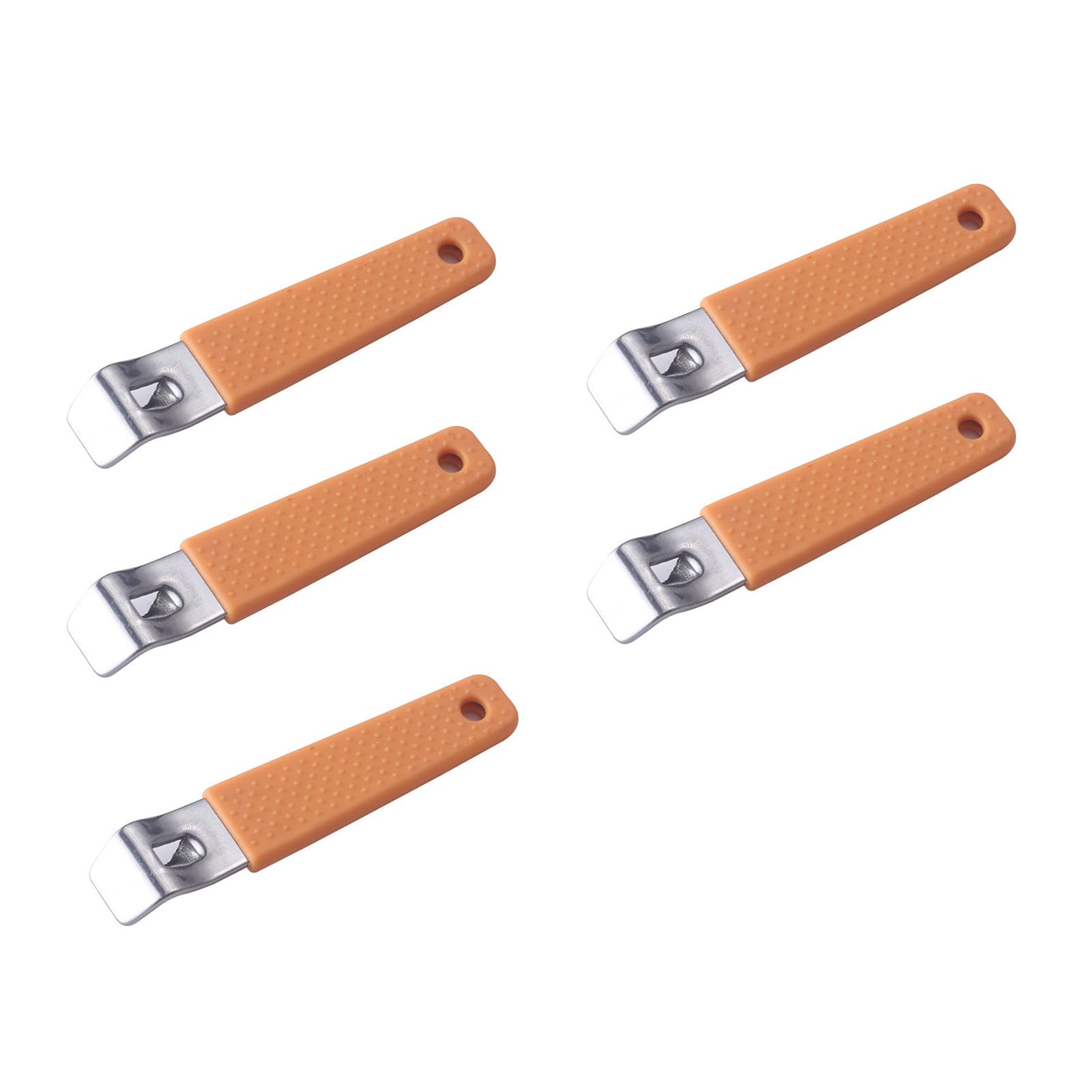 MALSSE Of 5 Bottles Caps Openers for Medicine and Can Easily Grip Ergonomic Handle Portable Kitchens Tool Lid Opener