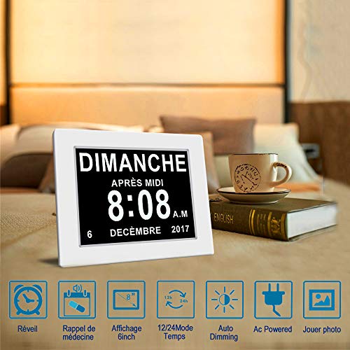 Miniatura 8 de Excelvan Dc8001 Reloj Calendario Con Fecha, Día Y Hora