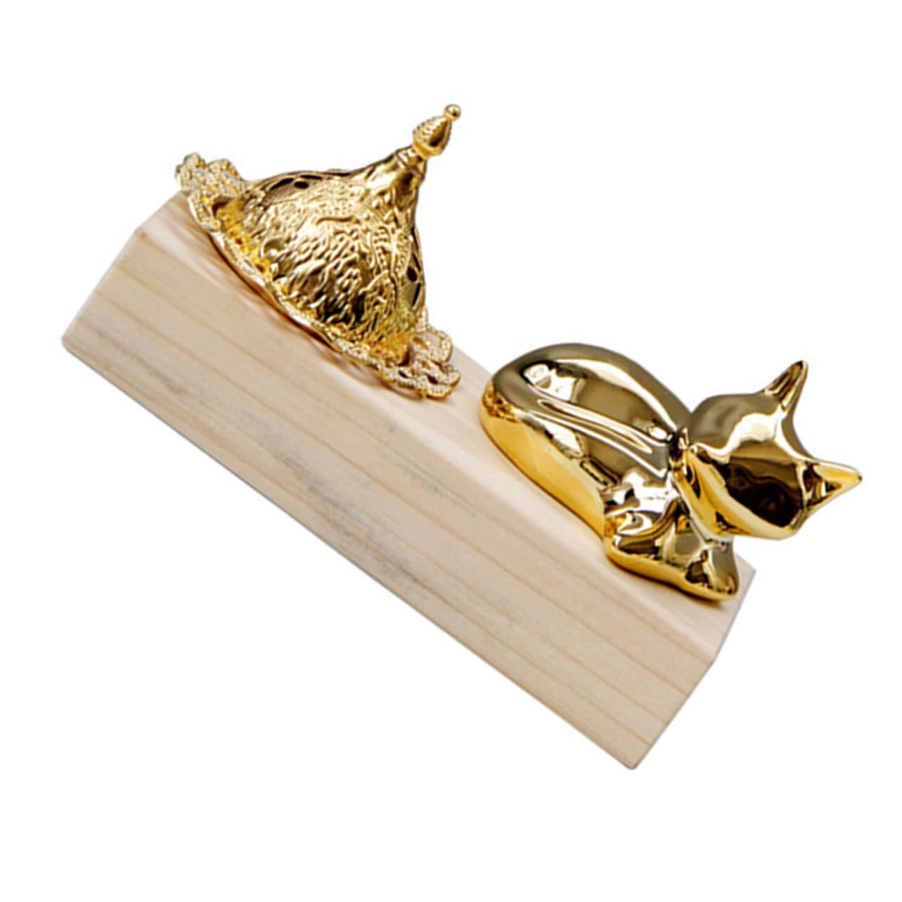Luxshiny 4 Sätze Räuchergefäß Aromatherapie Halter Arabischer Holz Metall Weihrauchbrenner für Zuhause Büro Meditation und Entspannung