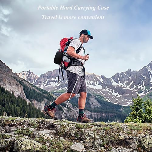 QFDSHOPCO Hard Shell GPS Bag Portable Carrying Case Protective Pouch Compatible with Garmin Zumo 396 LMT-S Zumo XT Dezl OTR500 Nuvi 57 Tomtom Rider 550 500 4.3"- 5" GPS Navigator (5 inch) by QFDSHOPCO - Image 6
