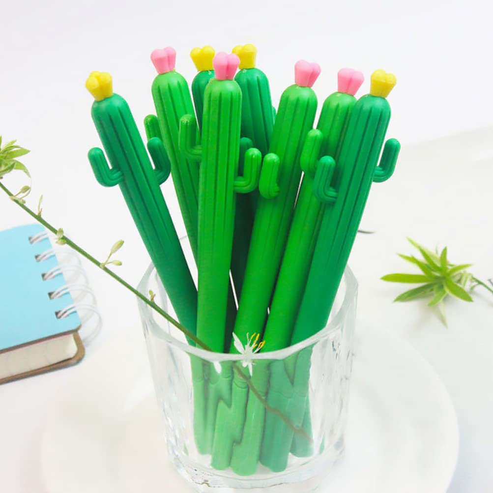 NUOBESTY Penne Gel Cactus 25 Pezzi in Argilla Polimerica per Studenti