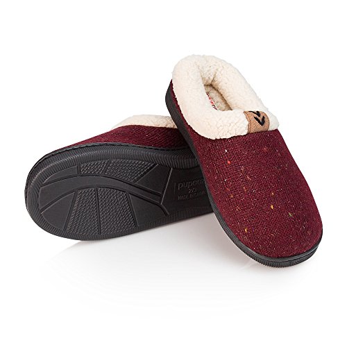 Girls Slipper Cozy Warm Clog Kids House Shoe Rubber Sole3