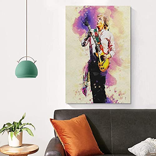 Iooie Art Peinture sur Toile Smudge Paul Mccartney célèbre Guitariste et Photo pour la décoration de Salon Muralimpression Affiches Photos 15.7″x23.6″(40x60cm) sans Cadre - Les Beatles, Paul McCartney, John Lennon, RIngo Starr, George Harrison Iooie Art Peinture sur Toile Smudge Paul Mccartney célèbre Guitariste et Photo pour la décoration de Salon Muralimpression Affiches Photos 15.7"x23.6"(40x60cm) sans Cadre – Image 4