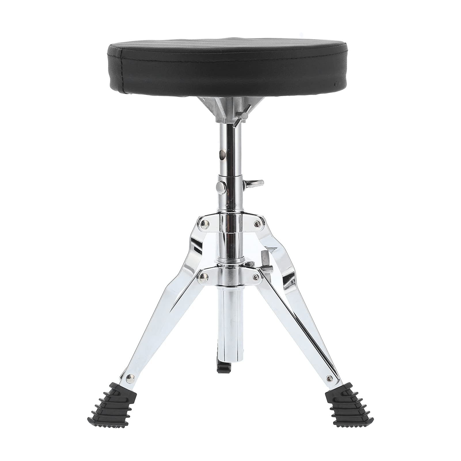 Trône de Batterie, Siège de Batterie Réglable, Tabouret de rembourré avec Support en Acier Robuste pour Musiciens et Batteurs