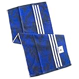 adidas(アディダス) フェイスタオル スポーツタオル 抗菌 防臭 綿100% (B柄)