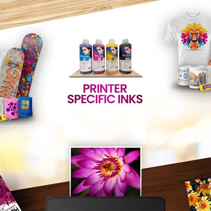 Bindaas Gifts Sublimation Inks (1000 Ml) for Desktop Printer | Epson Printer L100, L120, L130, L200, L210, L220, L230, L300, Heat Transfer Printing... - Image 2