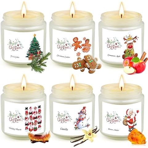 YINUO LIGHT Christmas Candle Gift Set Cover