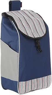 SH-gwtc Shopping Trolley Replacement Bag Shopping Cart Bag with Side Pockets Spare Bag for Trolleyï¼ŒOxford Cloth Waterproof Storage Bag 39L