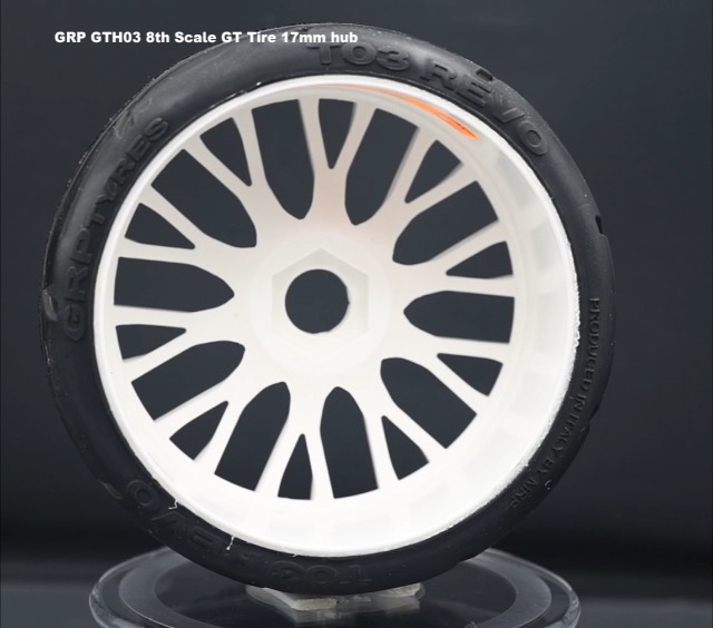Amazon.com: GRP GTJ03-XM4 1:8 GT Tread SoftMedium White 20 Spoke