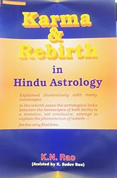 Paperback Karma and Rebirth in Hindu Astrology: Explained illustratively with many horoscopes: Hindu Astrology Series Book