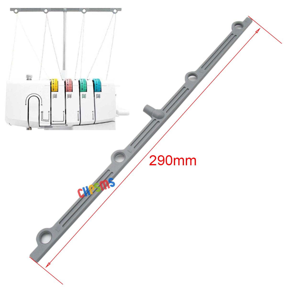 ckpsms 1 Stück – #X77735–001 Overlock-Gewindeführungsschiene für Brother Serger 925D, 929D, 1034D, 1134D
