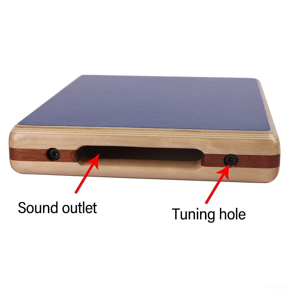 Set di tamburi da viaggio in legno di betulla, con rullante acustico, per sessioni, Beatbox portatile, 45 x 235 x 290 mm (PAD3)