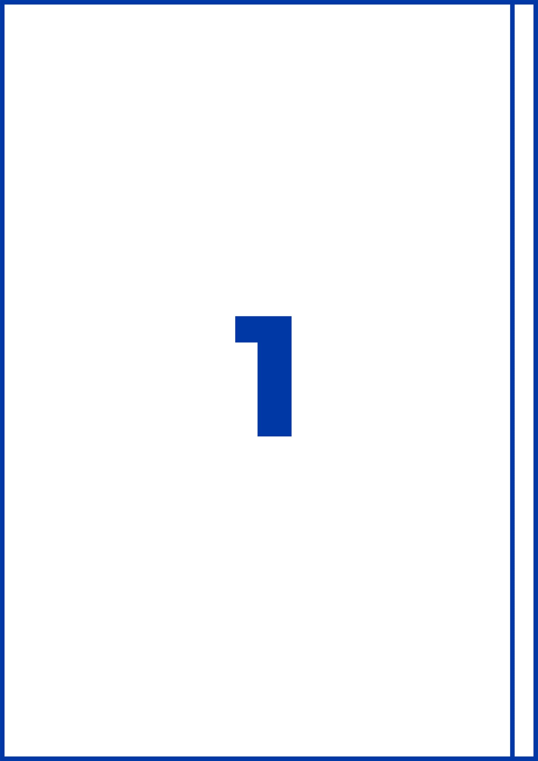 AVERY Zweckform 3418 Universal Etiketten (100 Klebeetiketten, 200x297mm auf A4, Papier matt, bedruckbare Versandetiketten, selbstklebende Versandaufkleber mit ultragrip, DHL) 100 Blatt, weiß