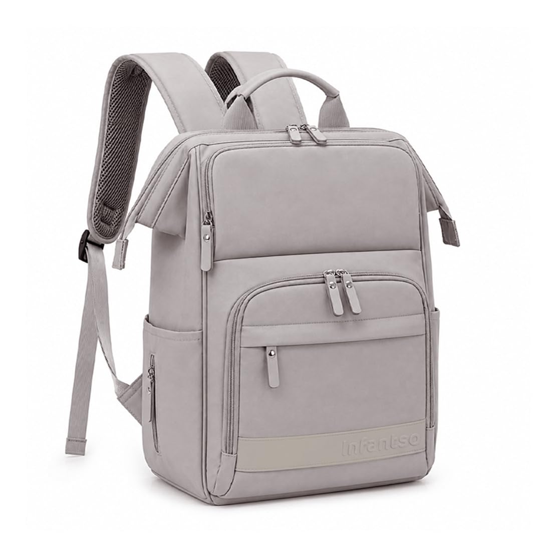 infantso multifunctional waterproof diaper backpack for mothers for travel/diaper bags for mom with multi compartments, insulated bottle pockets, hanging strap, anti-theft pocket, 27lt maternity bag