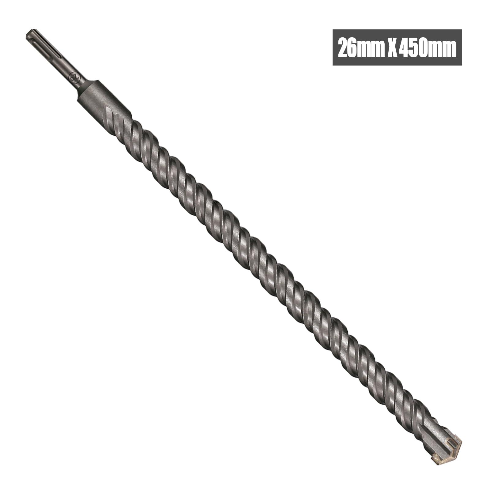 1 szt. SDS 8-30mm Bit Cross Cutter Head Podwójny młotek wiertniczy 450mm Murowany blok z cegły Elektryczny młotek murarski(450mmX26mm)