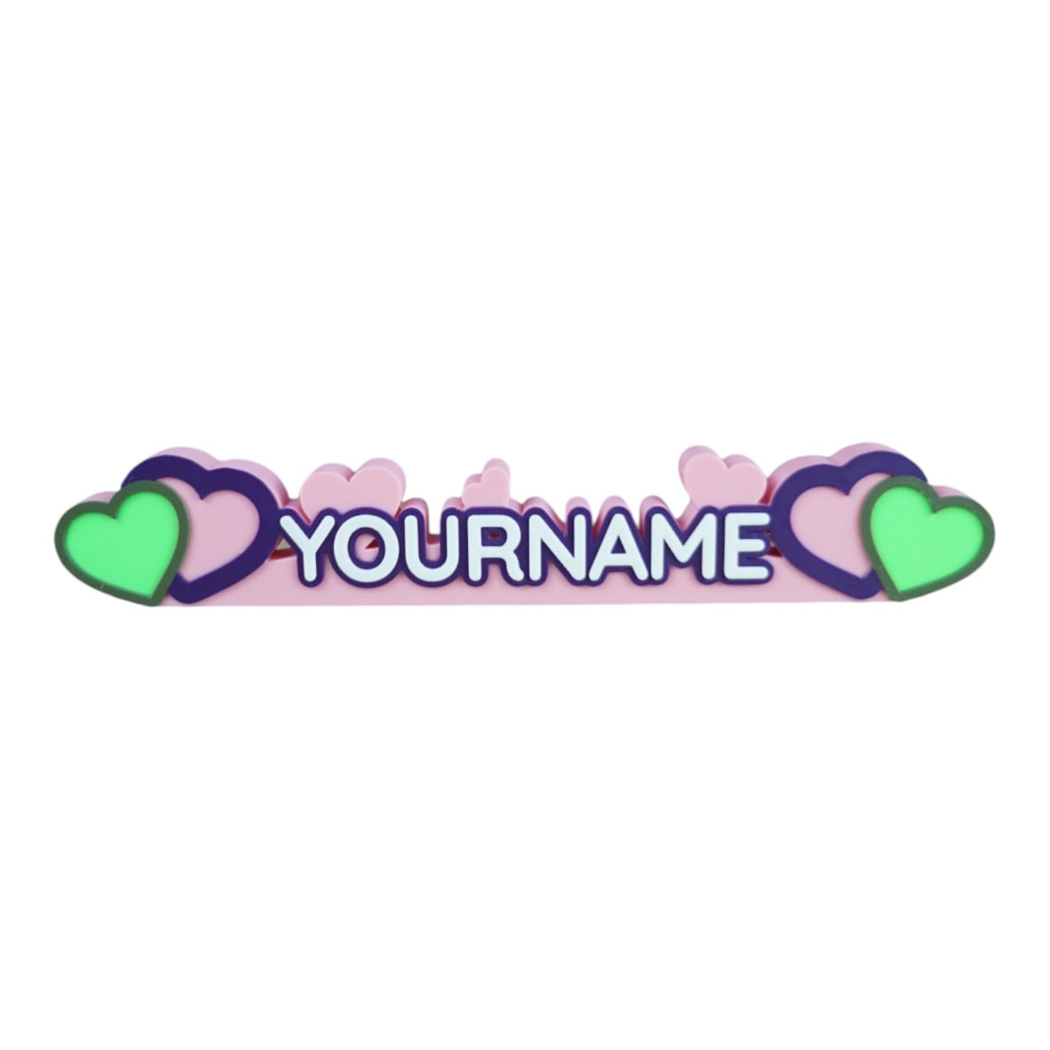 Custom Palia 3D Printed Nameplates - Personalized Designs for Gamers - 25cm Eco-Friendly PLA Display Inspired by Iconic Game Themes (Heartwarming Hearth)