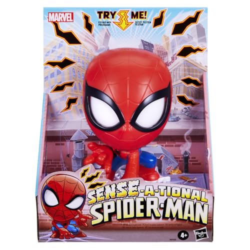 Marvel Sense-A-Tional Spider-Man Electronic Action Figure, Talking Marvel Toy with Sounds & Interactive Features - Image 3