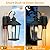 Slypadan Porch Lights with Outlet, 16.5" Large Dusk to Dawn Outdoor Wall Lights, Black Exterior Light Fixtures, Anti-Rust Waterproof Wall Sconce, Outside Light for House Garage Patio