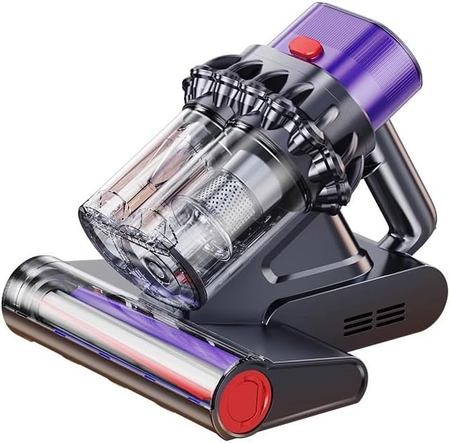 Powerful UV Bed Vacuum Cleaner, Mattress Vacuum Cleaner with Hot Air| 14kPa Suction Power with HEPA Filtration, High-Frequency Tapping & Smart Dust Sensor for Bed,Couch,Fabric Cleaning