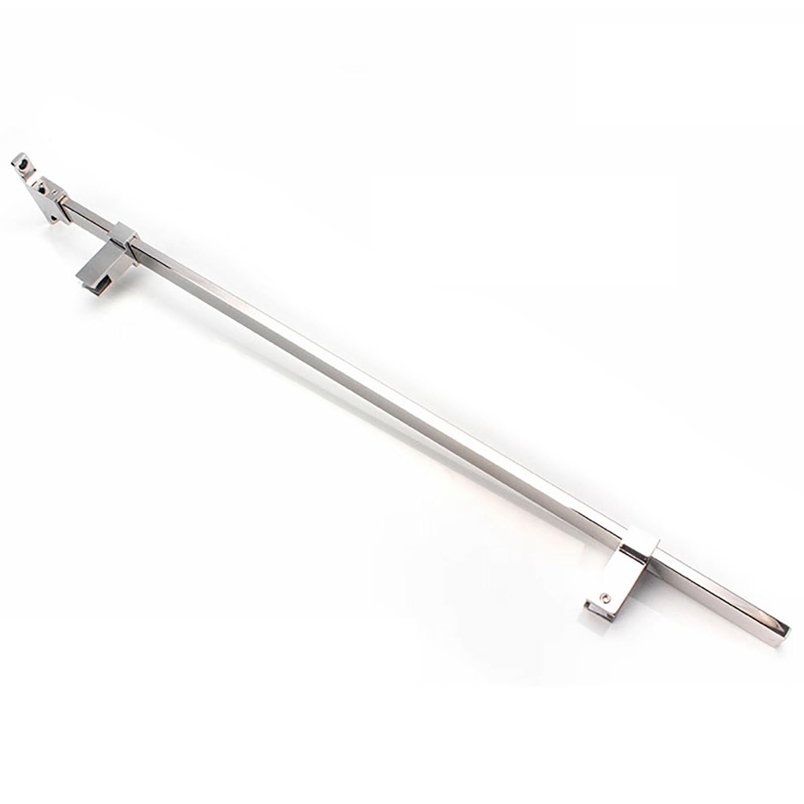 Yllffll Silver Shower Glass Support Bar, Stainless Steel Shower Fixed Panel Support Rod For 2/7'' 2/5'' 1/2'' Glass, Panel Mounting Bracket(,65Cm/25.6In)