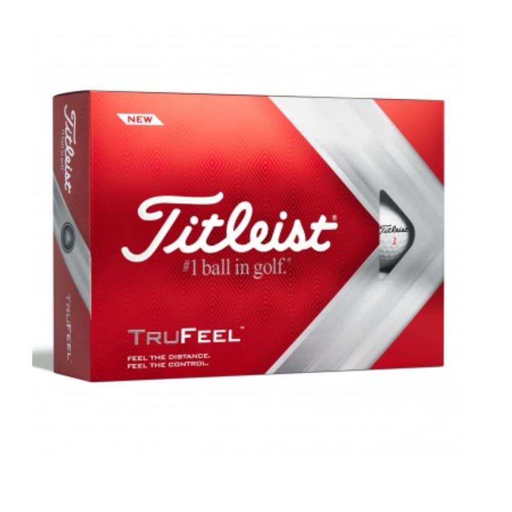 Titleist TruFeel Golf Balls, White [12 Ball Pack]