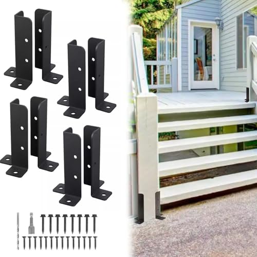 Support de poteau réglable pour clôture et pergola en bois