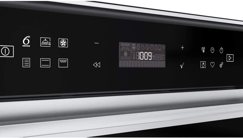 Whirlpool W7 OS4 4S1 H, Forno elettrico incasso, Inox [Classe di efficienza energetica A]