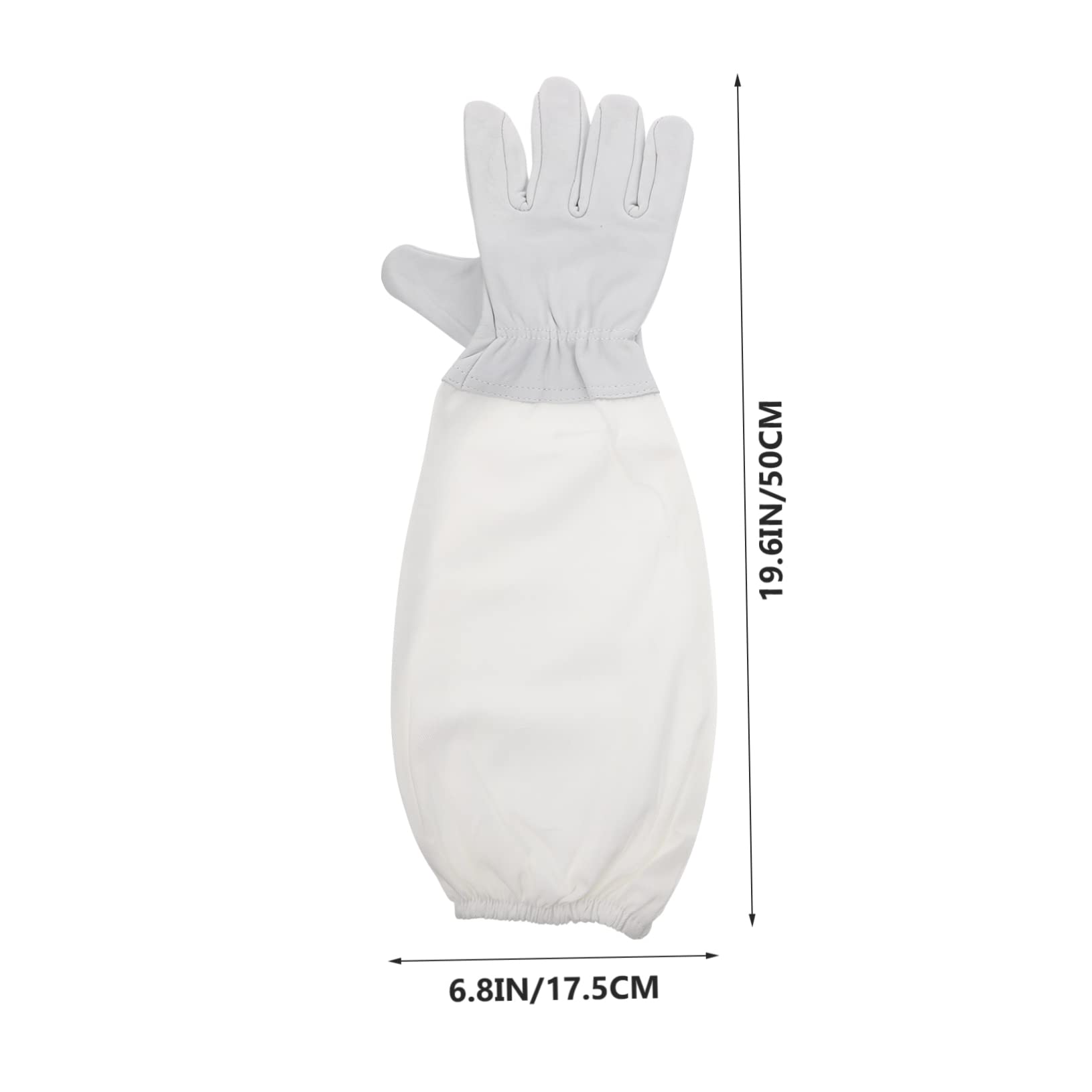 UKCOCO 3 Pares Guantes de Apicultura Resistentes al Guantes Largos de Seguridad para Apicultores Protección Eficaz contra y Abejas Profesional y Duradero