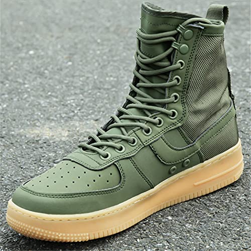 KEHAIOO Men Outdoor Hiking Shoes, Military Tactical Combat Boots, Army Breathable Hunting Shoes2