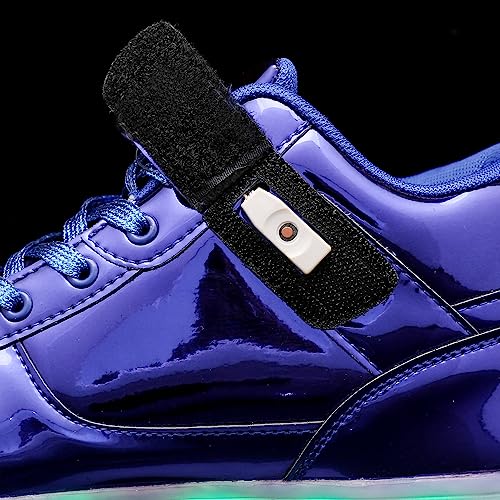 Image of JEVRITE Unisex LED Light Up High Top Sneakers - USB Charging for Women & Men - Couples Shoes