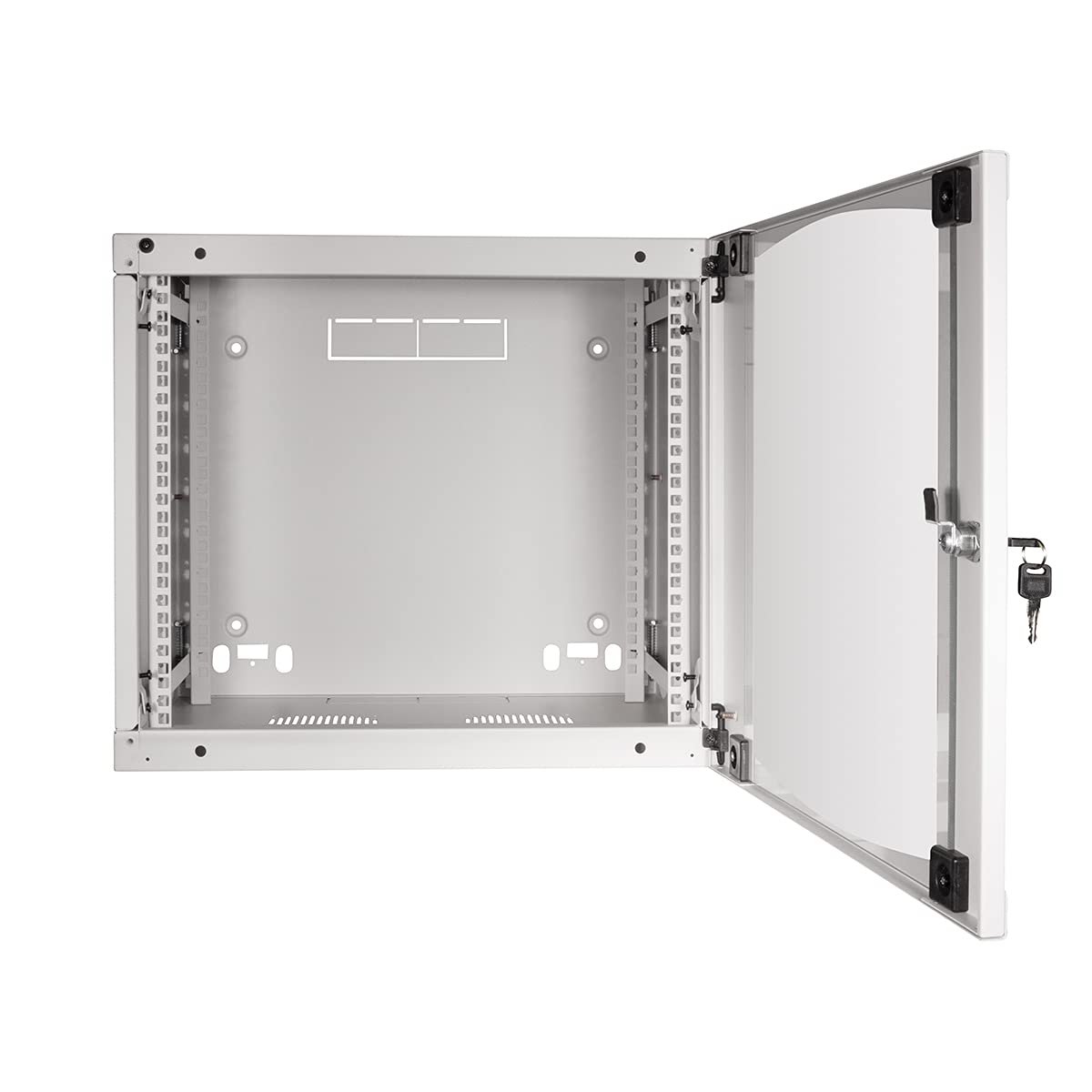 Logilink 48,30cm (19") Wandverteiler, Einteilig, 15 He, Lichtgrau (ral7035), 1,2 Mm Stahl, Unmontiert, Pulverbeschichteter - 1 St?ck (w15f64g)
