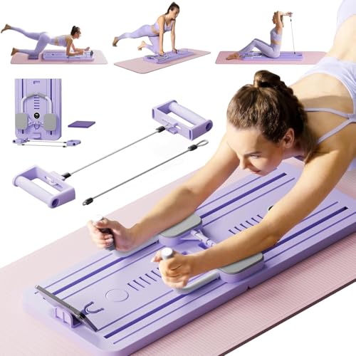 Máquina de ejercicios con rodillos multifunción tabla abdominal y soporte para codos integrado