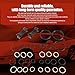 PEVAST 32pcs ABC Valve Block PTFE Seal Rebuild Kit for CL S SL Class 55 65 AMG 500 600 | Fix Car Sagging Overnight (2000-2006 Models)