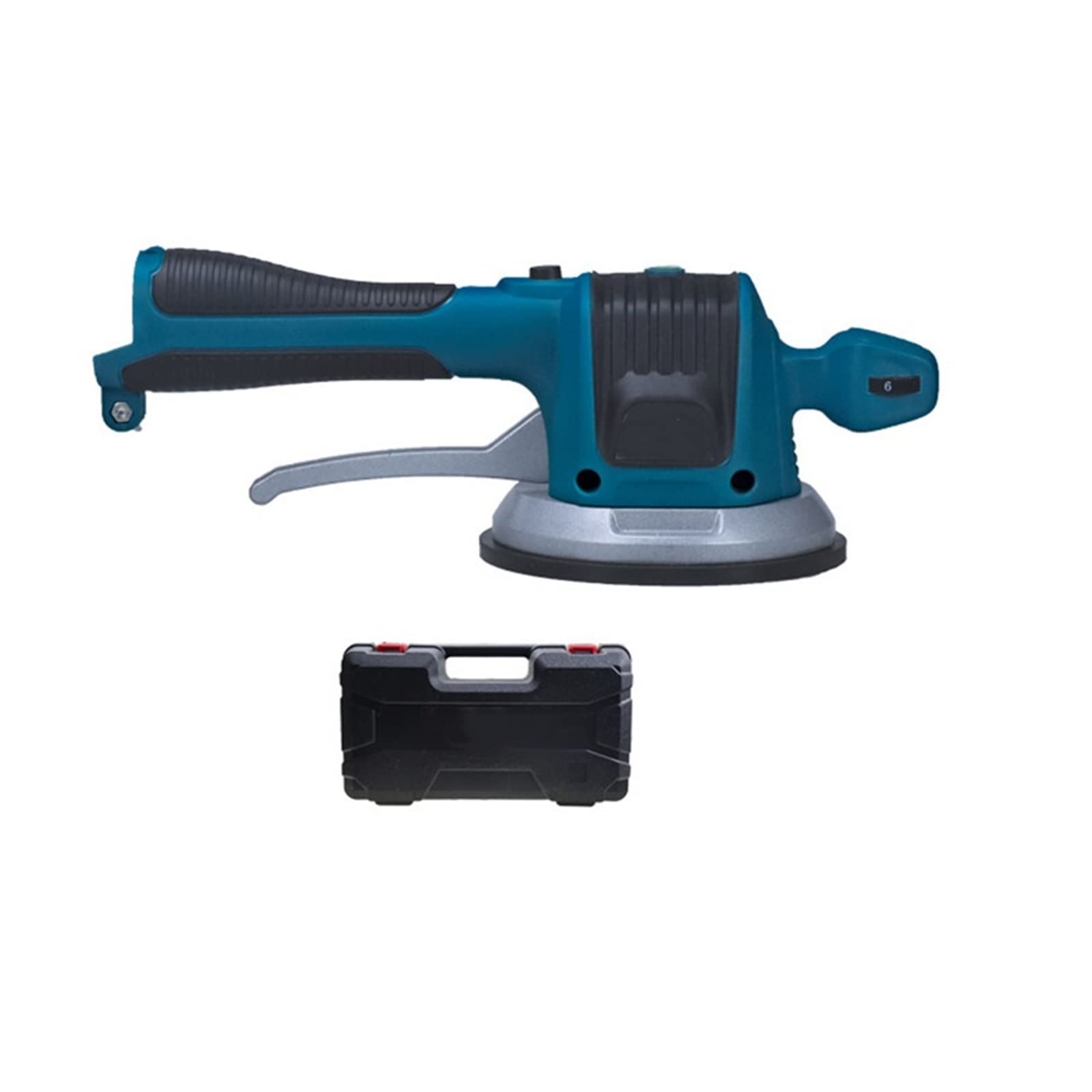 CUDTAPI Tile Tiling Machine 100kg 0.6-1.2m Vibrator 16.8V Tiles Floor Laying Automatic Leveling Plastering Suction Cup(16.8V 1 battery)