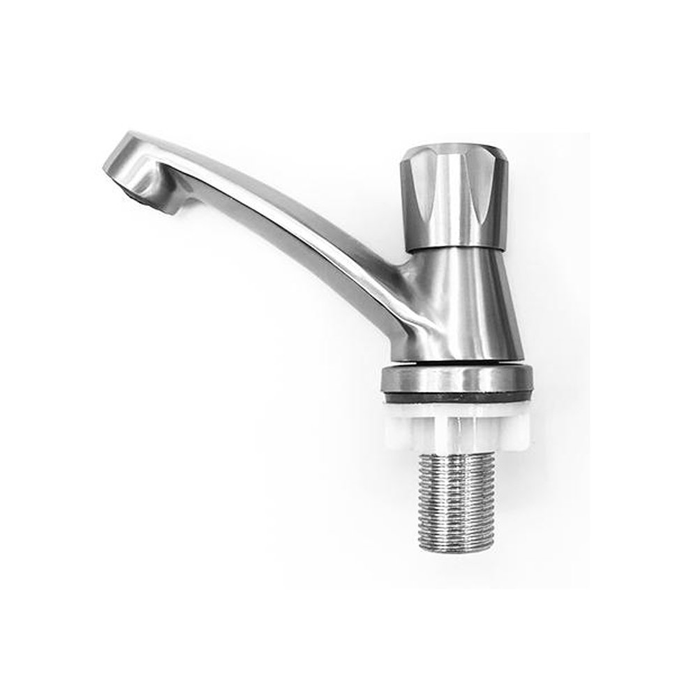 Stainless Steel Single Hole Bathroom Water Tap Basin Sink Mixer Faucet