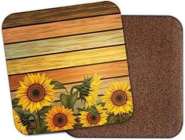 1 x Pretty Sunflowers Coaster - Flowers Garden Gardening Girls Fun #14663