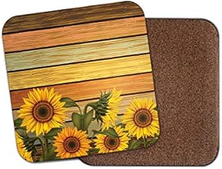 1 x Pretty Sunflowers Coaster - Flowers Garden Gardening Girls Fun #14663