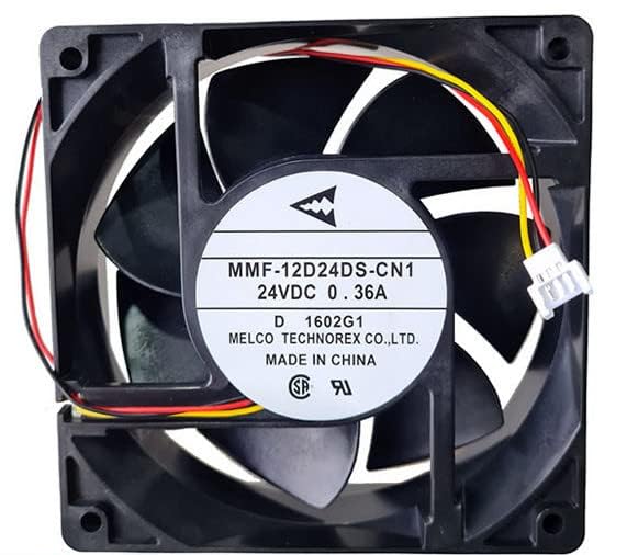 for MMF-12D24DS-CN1 DC24V 0.36A 12CM 12038 Inverter Cooling Fan