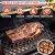 Unidanho Grill Grate for Traeger Woodridge Pro Cast Iron Cooking Grid Woodridge Elite Replacement Parts Wood Pellet Smoker KIT0976