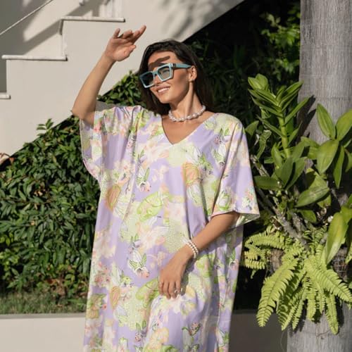 Image of Miss Lavish London Women's Kaftan- Kaftan Dress for Casual, Party, Evening, Vacation and Everyday Wear