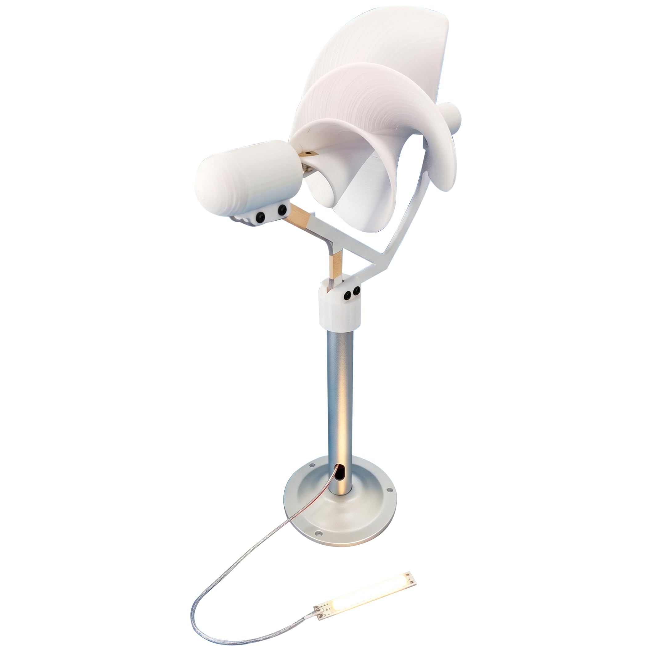 Turbina eólica | Turbina eólica en espiral Generador pequeño de arranque brisa Modelo pequeño estable para demostración de enseñanza de experimentos científicos